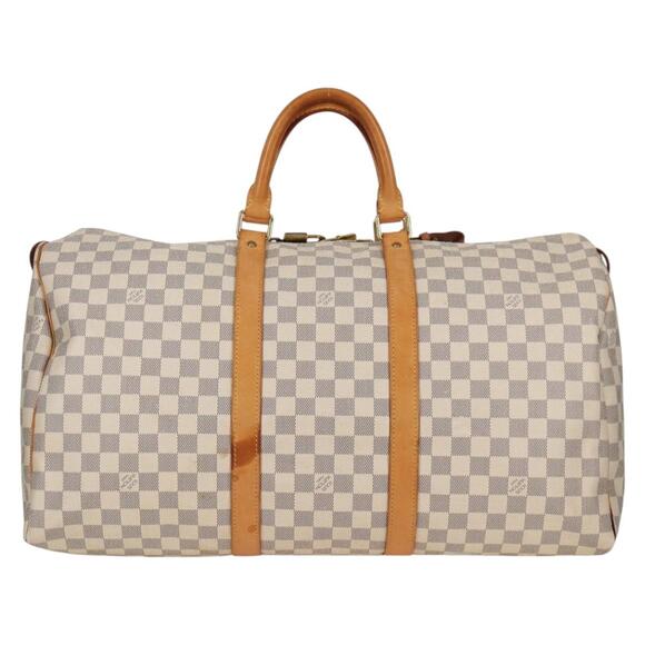 LOUIS VUITTON Damier Azur Keepall 50 Boston Bag N41430 - Picture 2 of 16